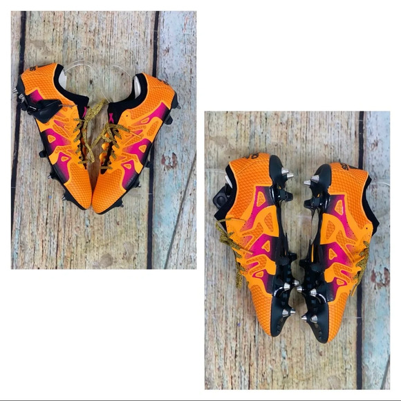 ADIDAS NIB Gold Pink X15+Primeknit Soccer Shoes LAST PAIR! - Picture 7 of 16